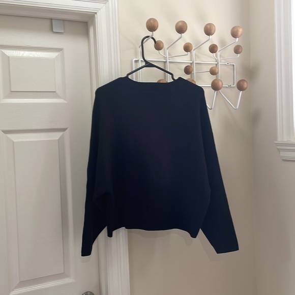 Oak + Fort - Baggy Long Sleeve Sweater - Black - M - Picture 4 of 7